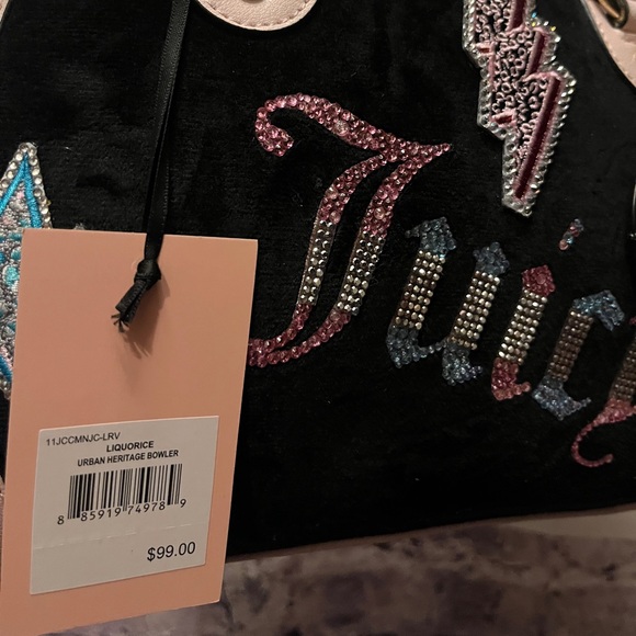 Juicy Couture Customized Bag Bling Rhinestone Y2K NEW Rare - Picture 6 of 9